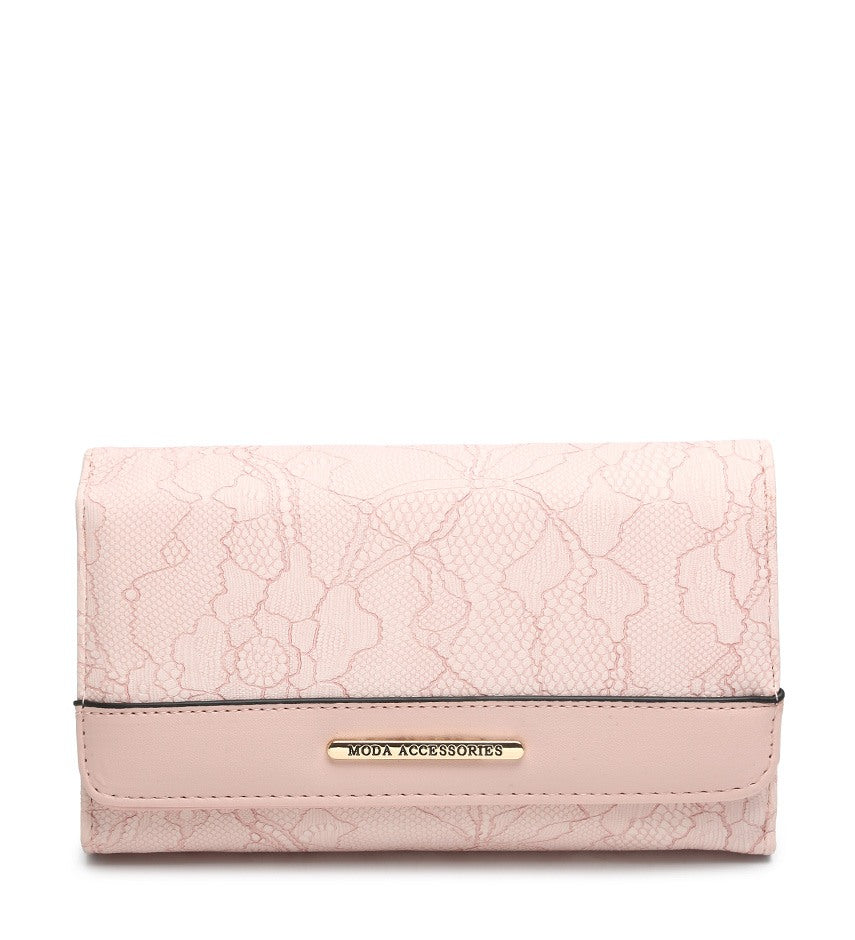 Ladies Purse with Floral Detailing (04A-549)