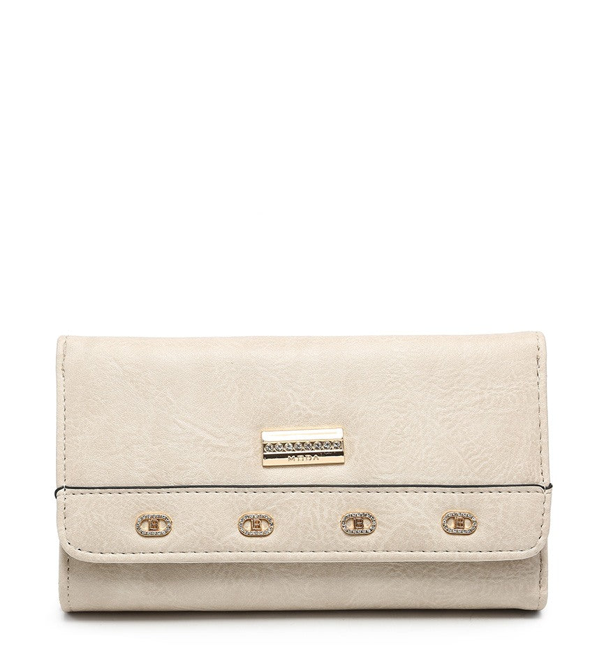 Ladies Purse with Gold Detailing (04A-557)