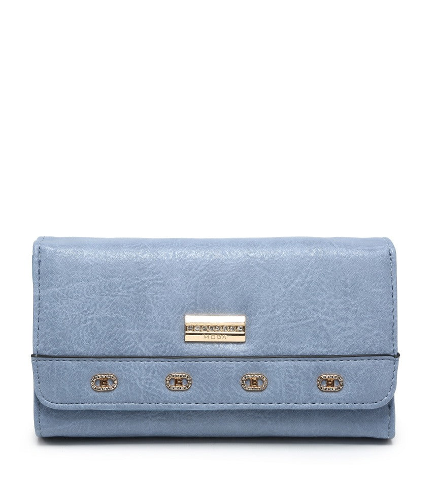 Ladies Purse with Gold Detailing (04A-557)