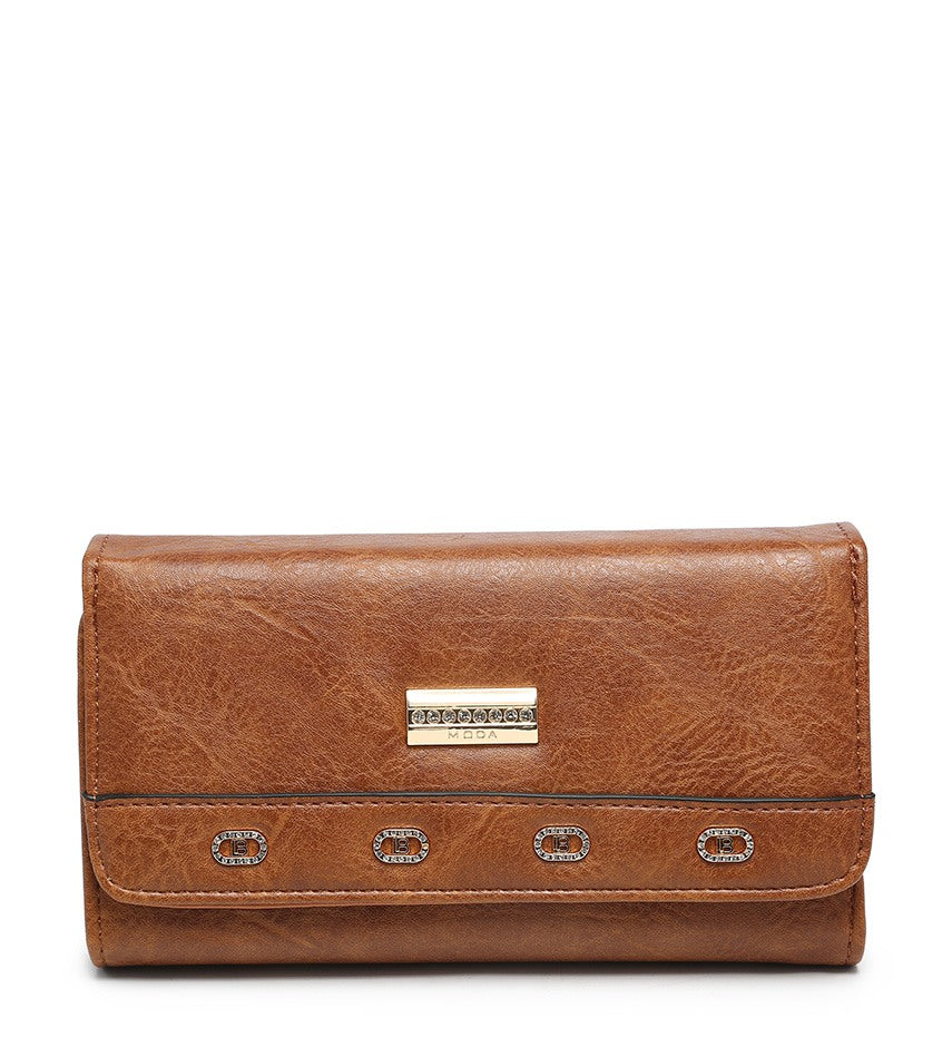 Ladies Purse with Gold Detailing (04A-557)