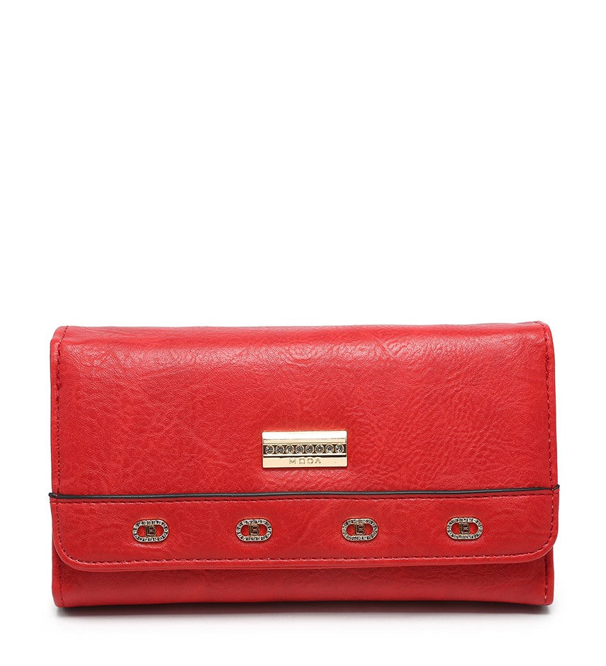 Ladies Purse with Gold Detailing (04A-557)