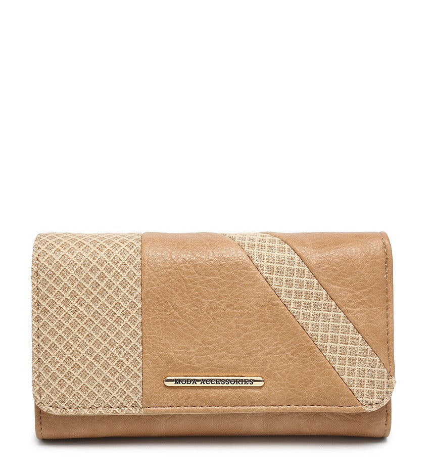 Apricot Ladies Moda Purse