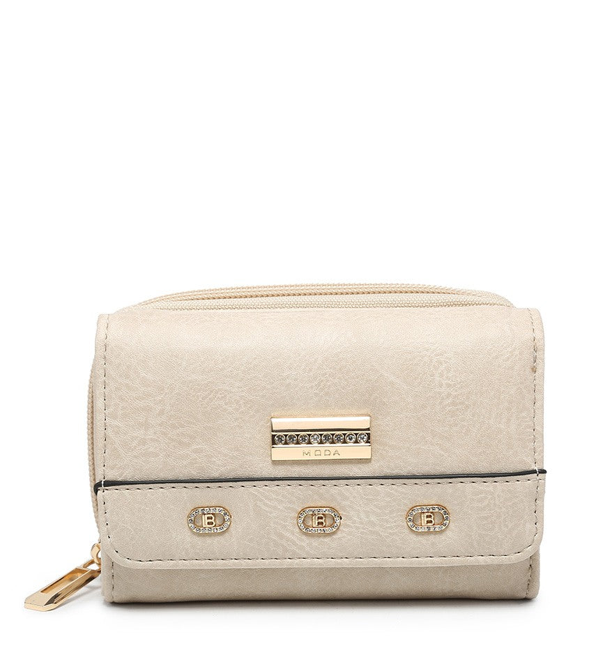 Small Ladies Purse with Gold Detailing (095-557)