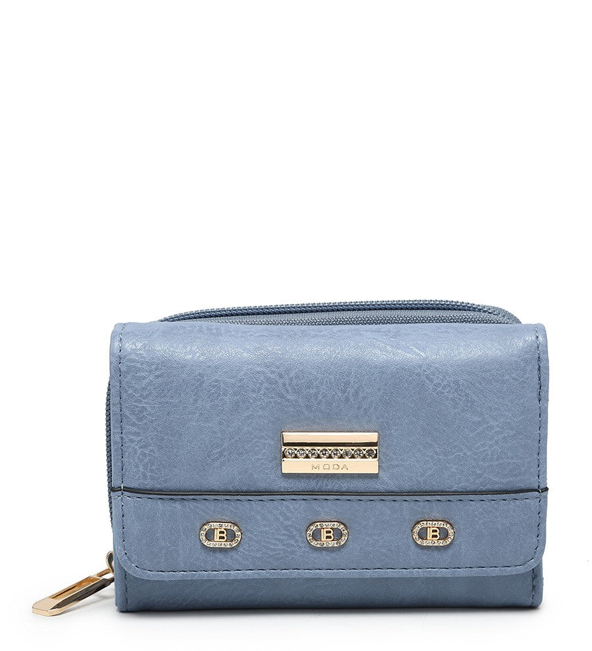 Small Ladies Purse with Gold Detailing (095-557)