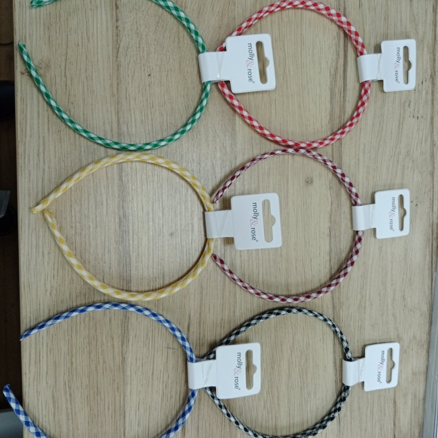 gingham aliceband