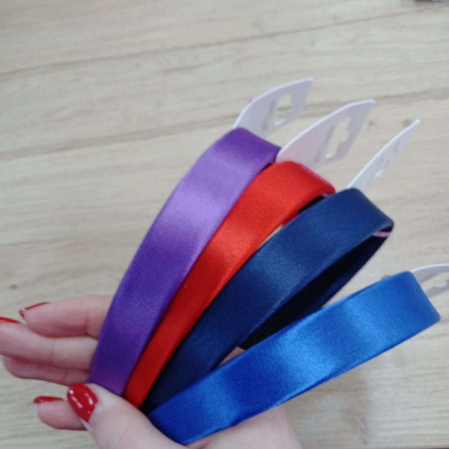 satin fabric aliceband