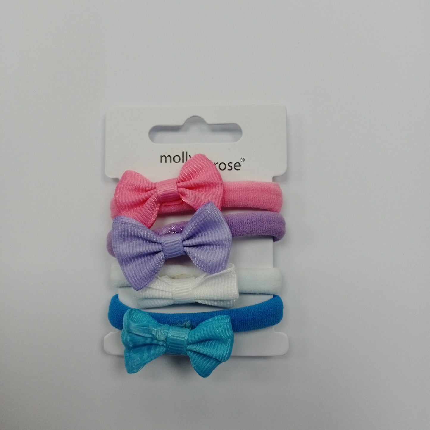 Jersey Elastic Bow Motif Card Of 4