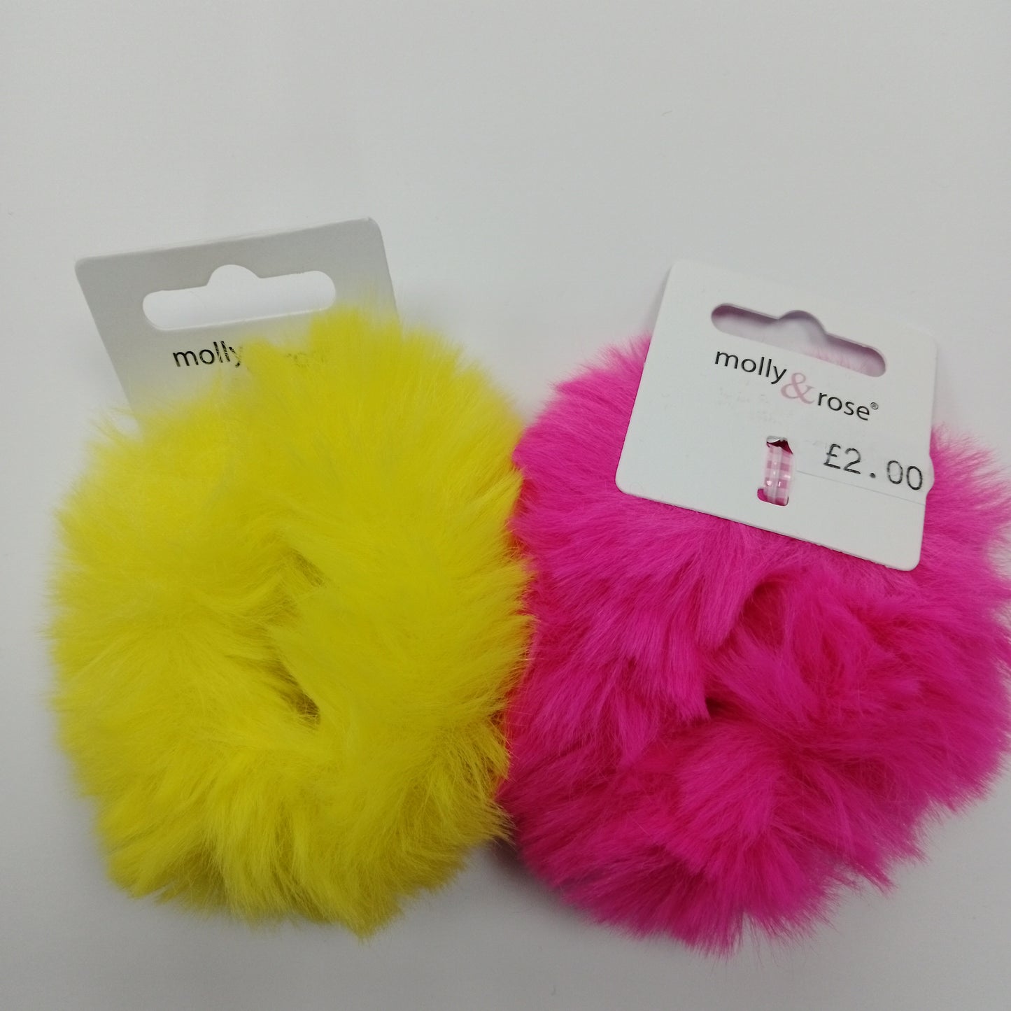 Faux Fur Scrunchies