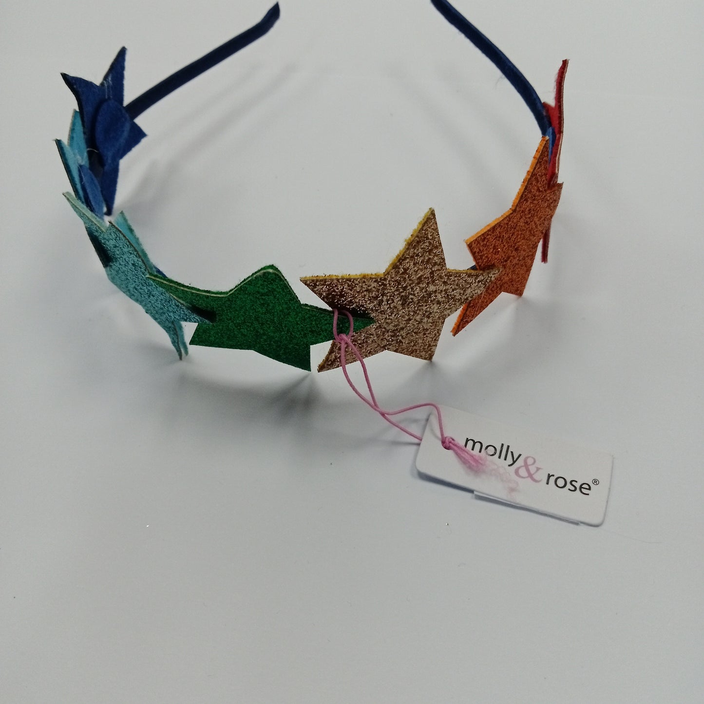 Rainbow Glitter Star Aliceband