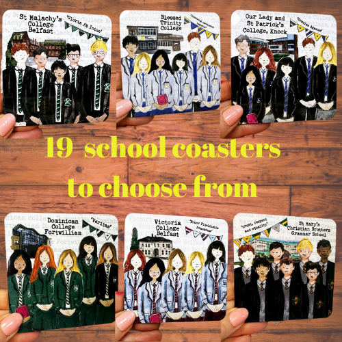 School Keepsake Coasters- ALL SCHOOLS