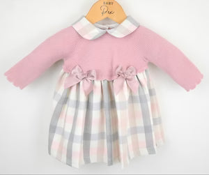 Dusky Pink Orla Dress & Check Skirt