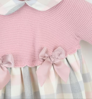 Dusky Pink Orla Dress & Check Skirt