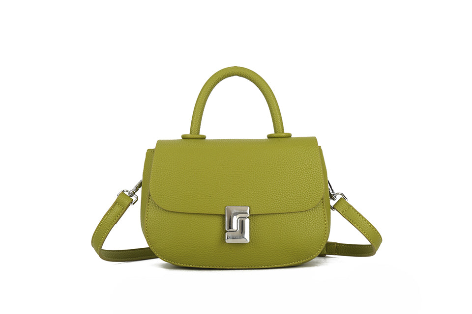 Ladies Handbag with Silver Buckle (BY726)