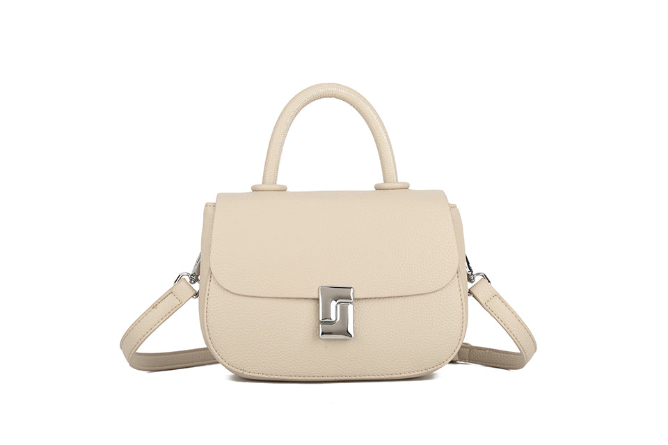 Ladies Handbag with Silver Buckle (BY726)