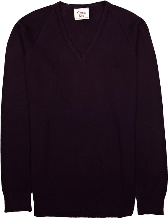 St Malachy's 6th Form V-Neck Plain Black