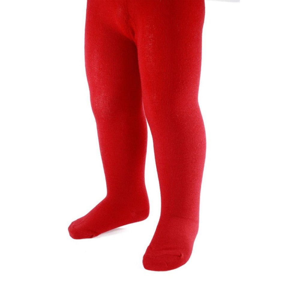 Red Knitted Baby Tights