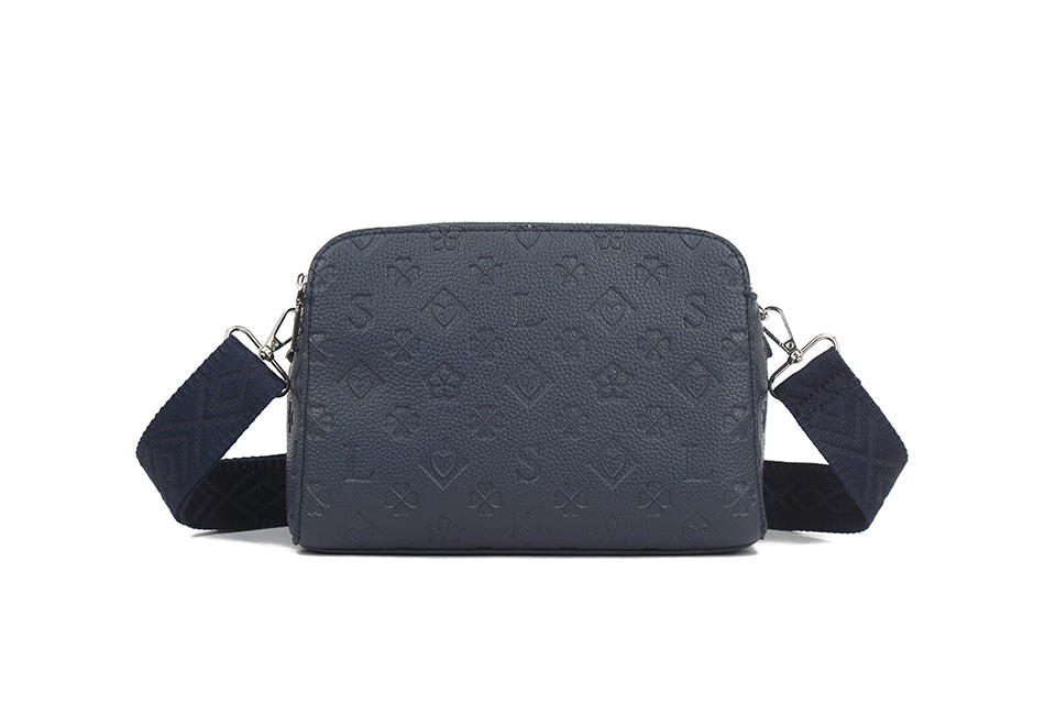 Ladies Crossbody Bag with Embossed Detailing (J69040)