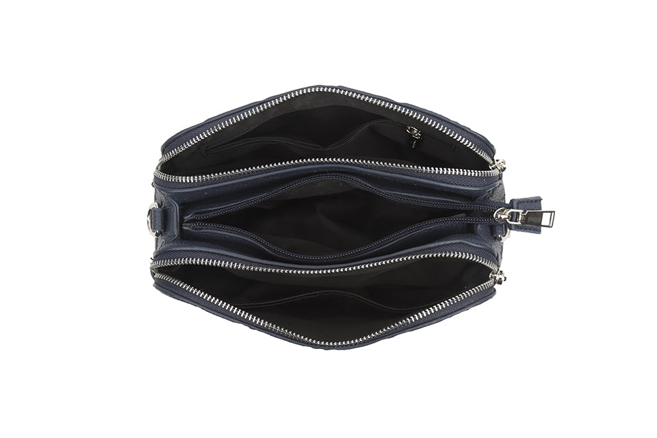 Ladies Crossbody Bag with Embossed Detailing (J69040)