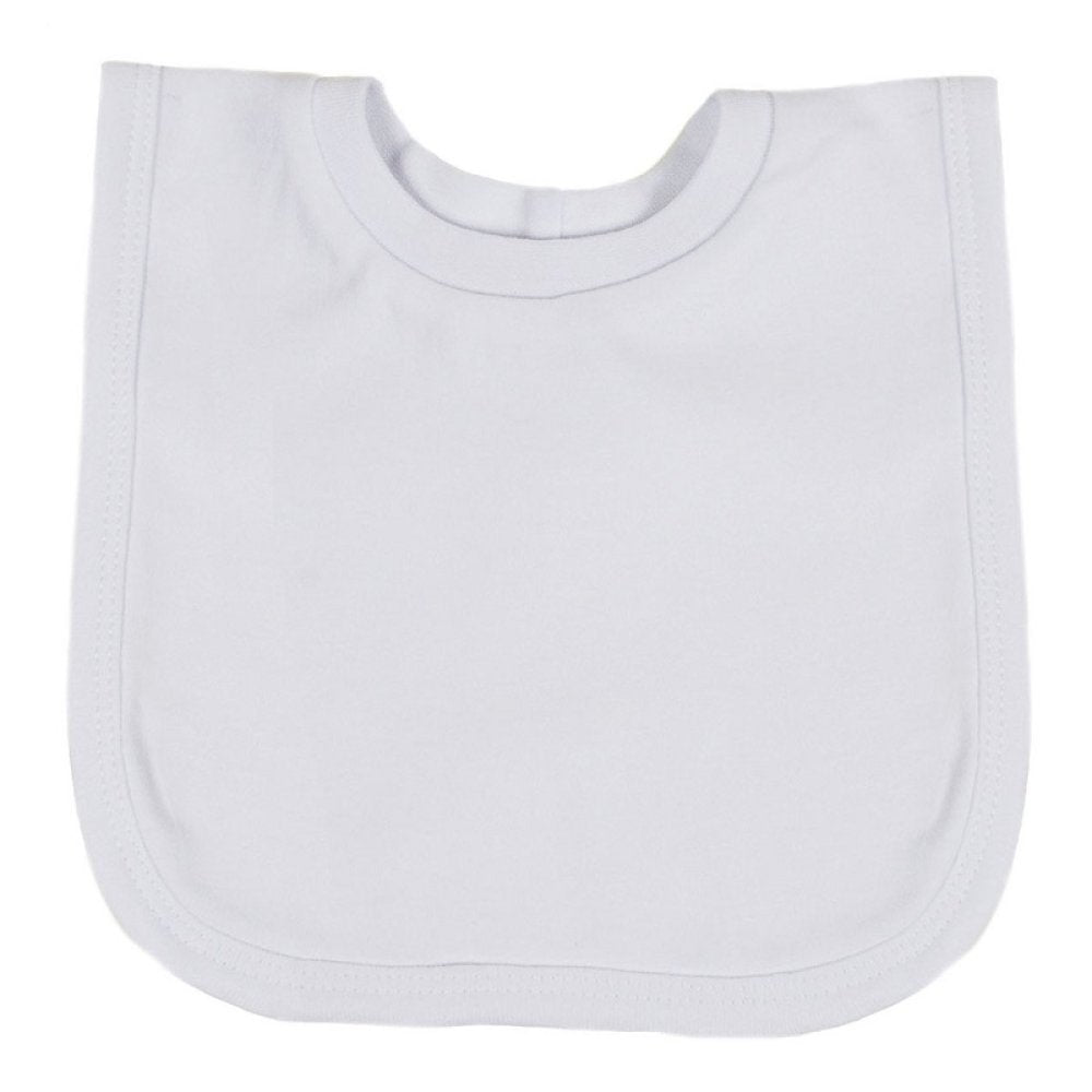 White Pop-On Bib