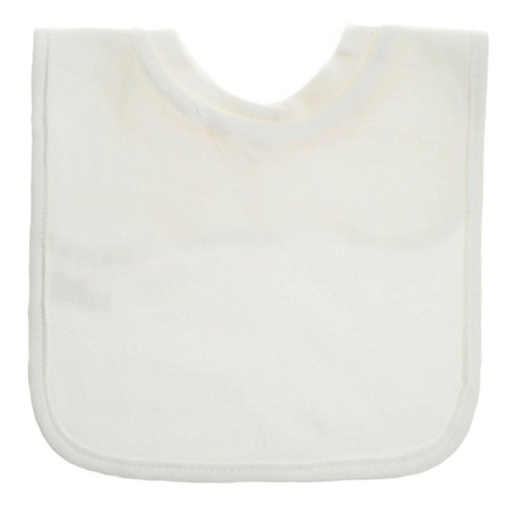 Cream Pop-On Bib