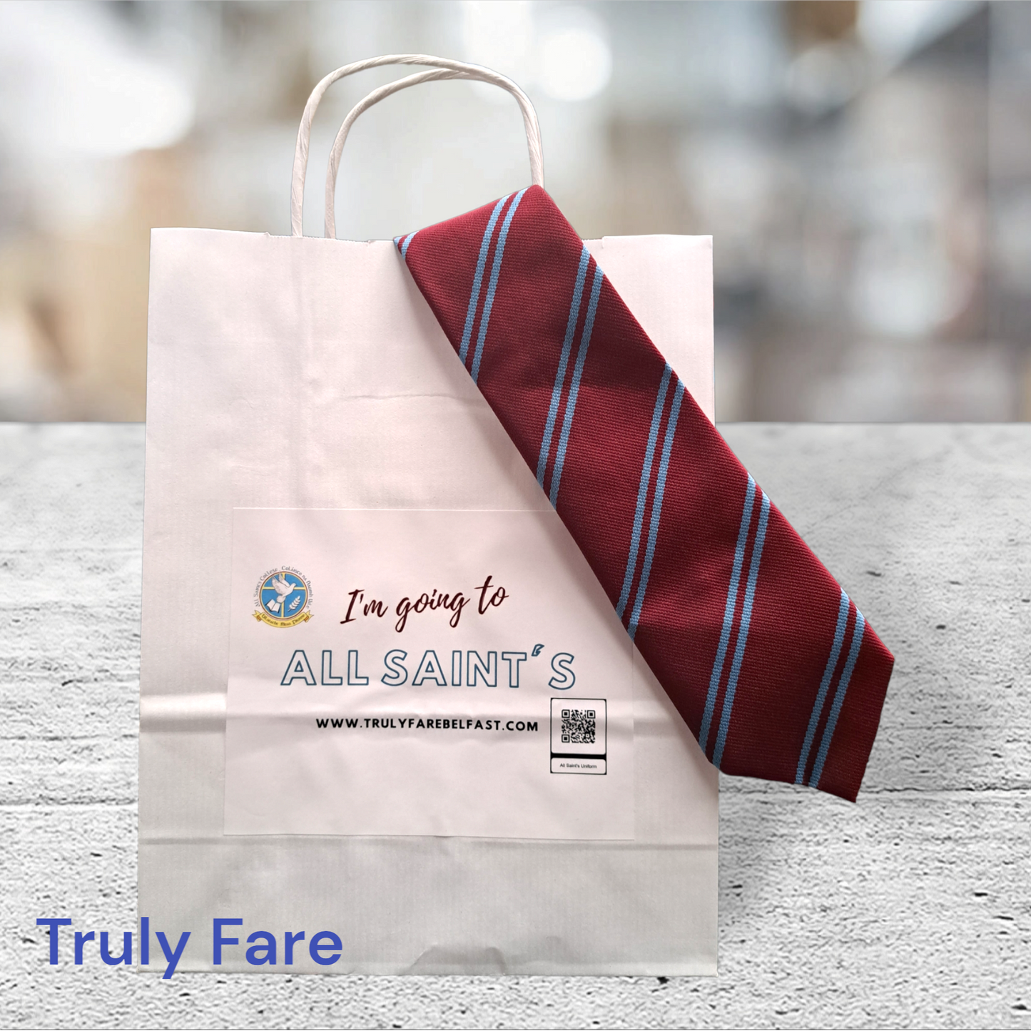 All Saint's tie bag keepsake