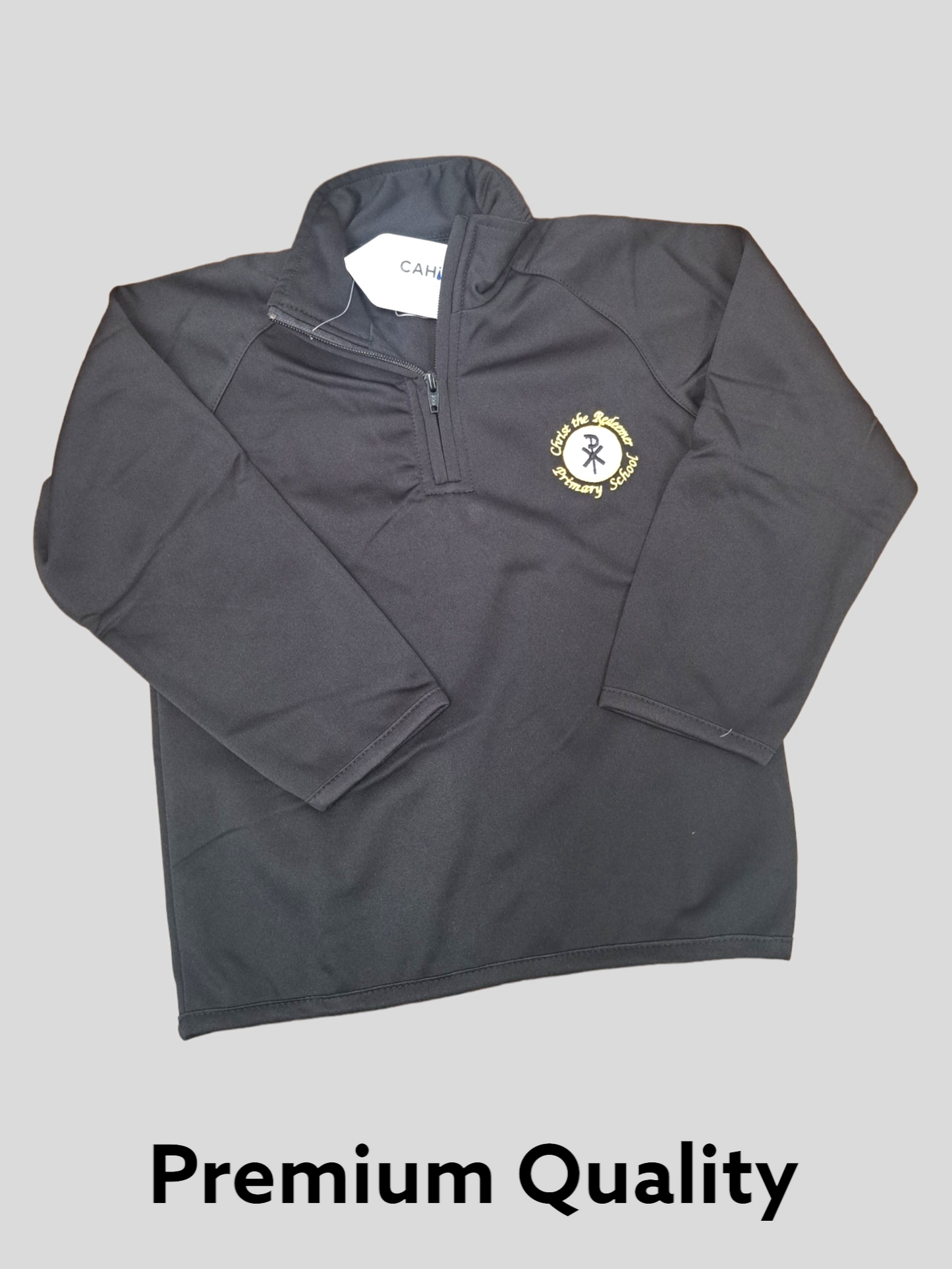 PREMIUM Quality P.E 1/4 zip Christ the redeemer