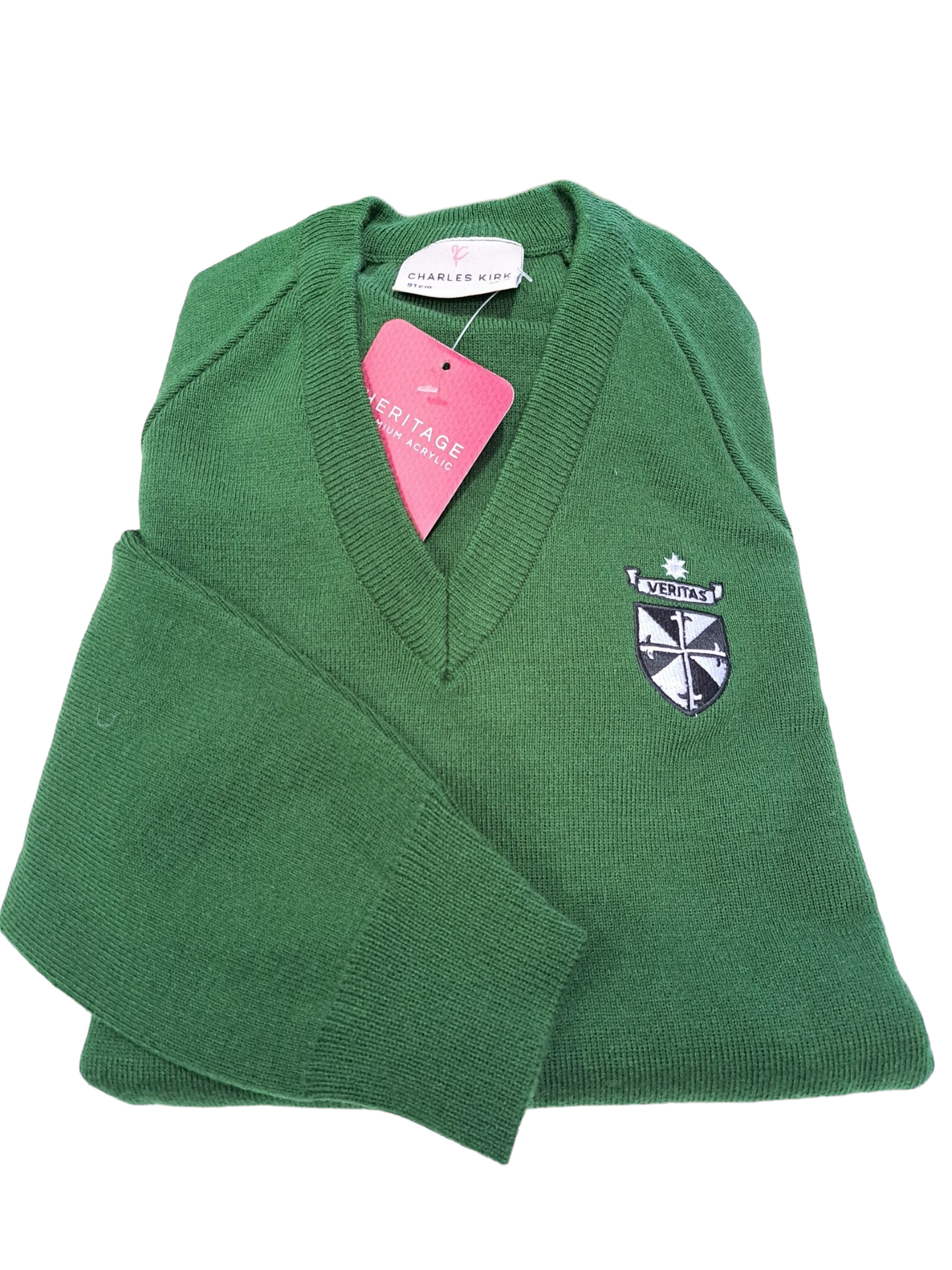 Fortwilliam GREEN V neck Charles Kirk