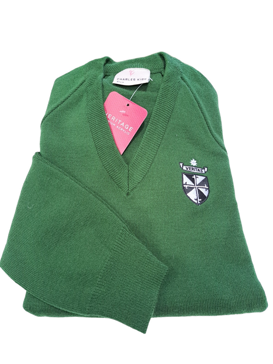 Fortwilliam GREEN V neck Charles Kirk