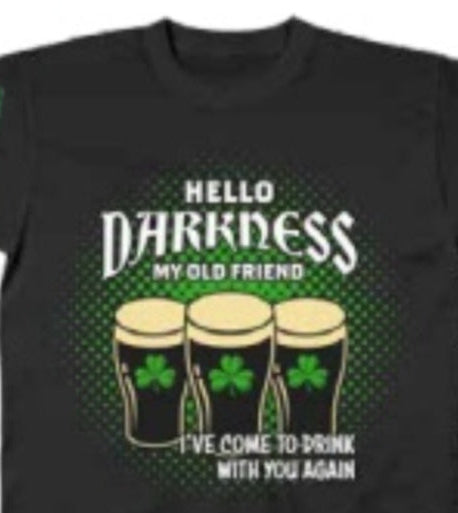 Adults Hello darkness (V2) t-shirt