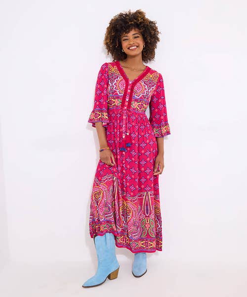 Ultimate Boho maxi dress WF169A