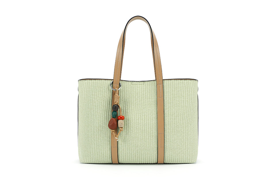 Green/Tan Ladies Handbag