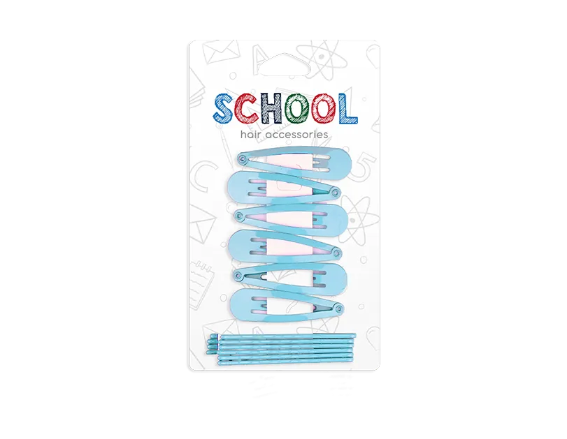 Girls Blue Hair Clips
