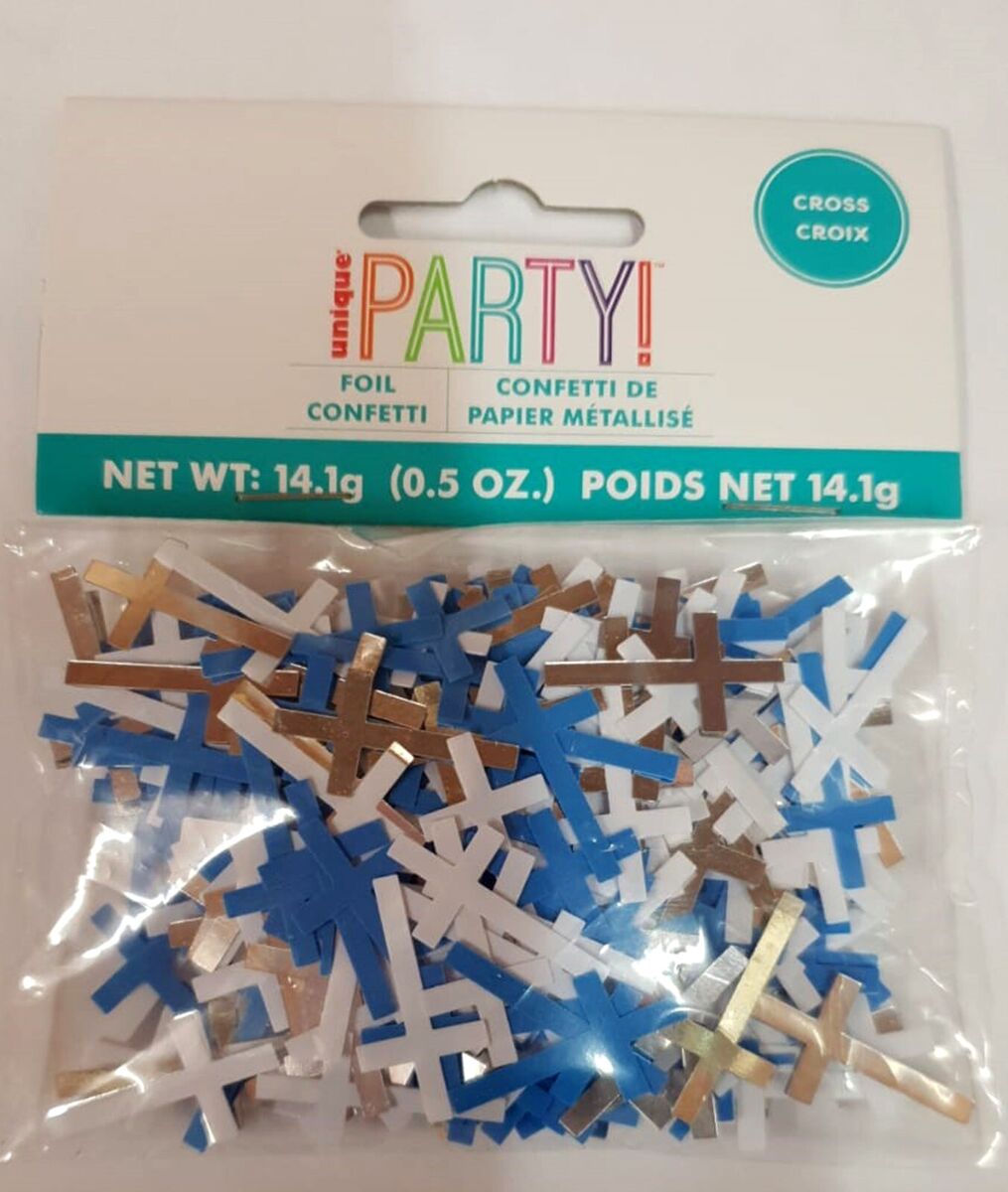 Blue Cross Confetti