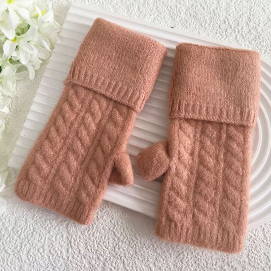 Fingerless Knitted Gloves g3024