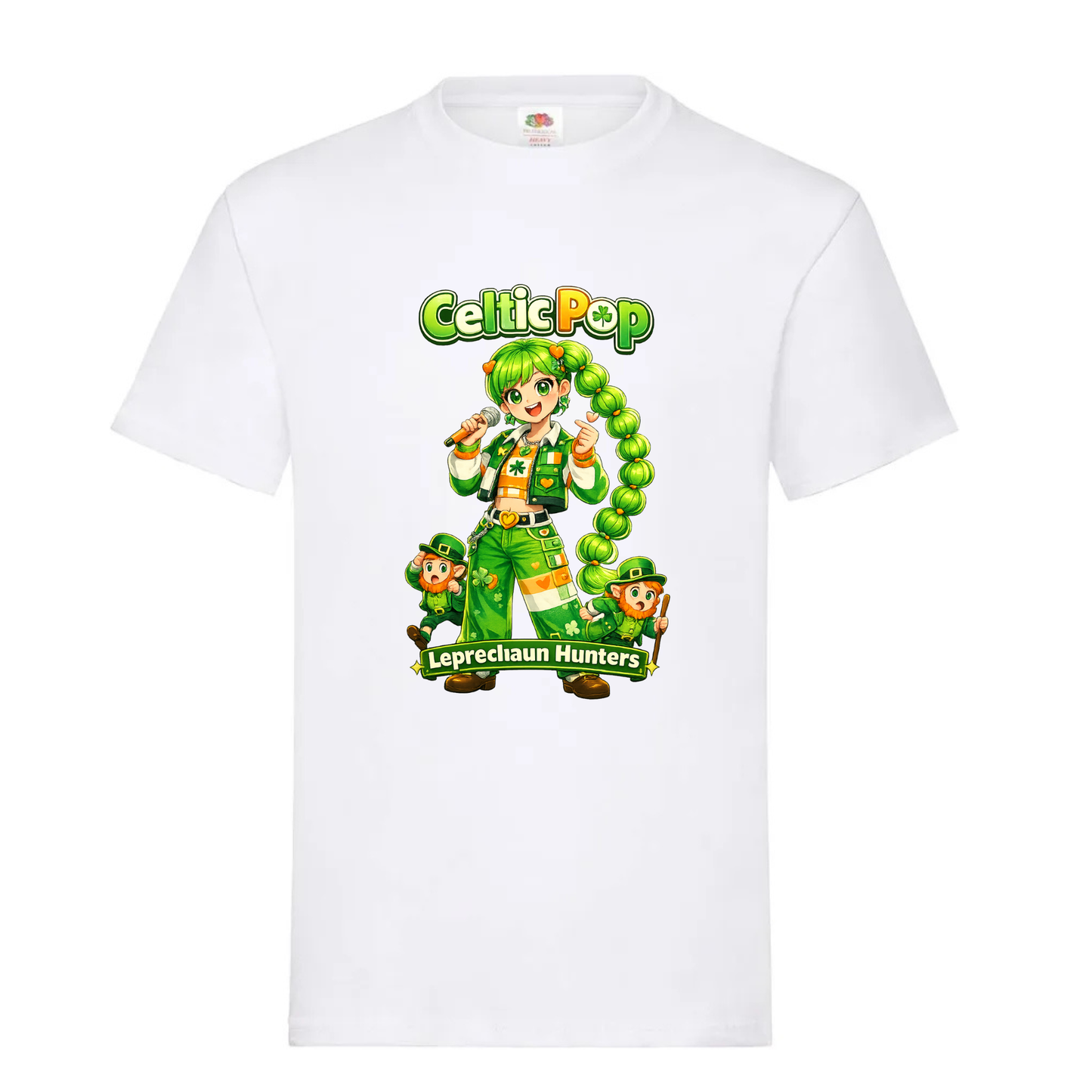 Celtic Pop Leprechaun Hunters EXCLUSIVE DESIGN White T-Shirt