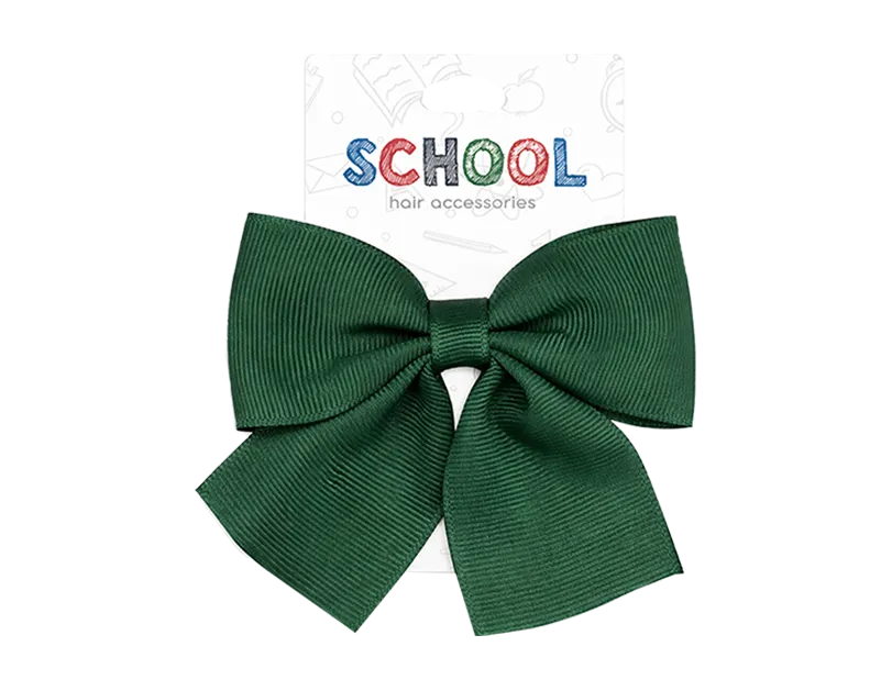 Girls Green Bow Hair Accessory