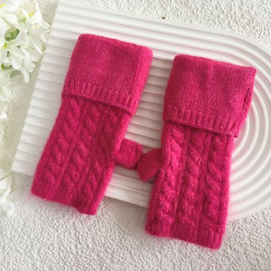 Fingerless Knitted Gloves g3024
