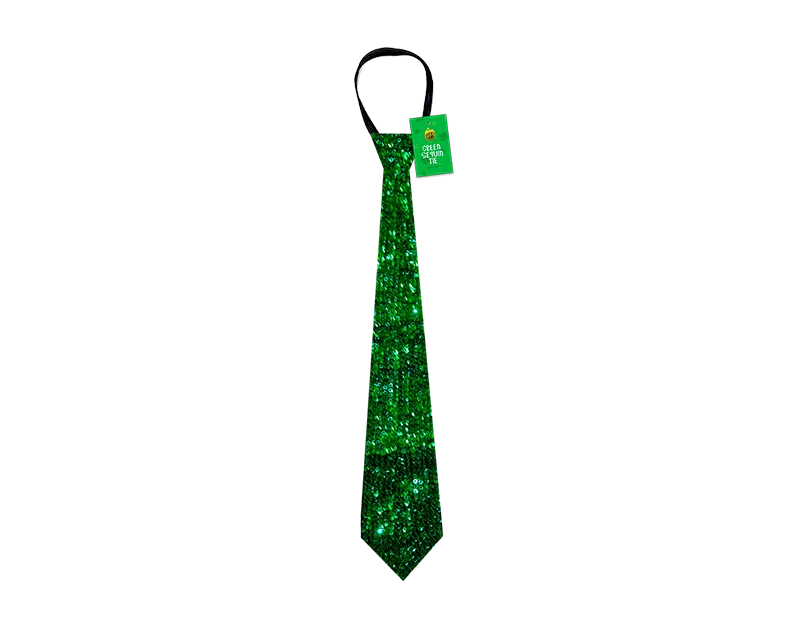 St Patrick's Day Sequin Tie