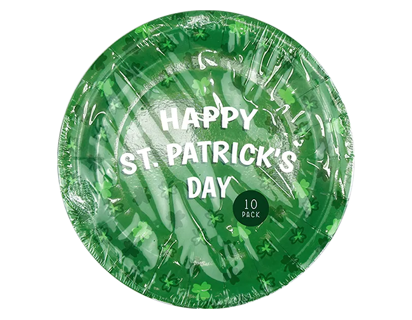 St Patrick's Day Paper Plates (10pk)