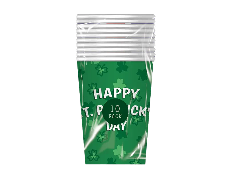 St Patrick's Day Paper Cups (10pk)