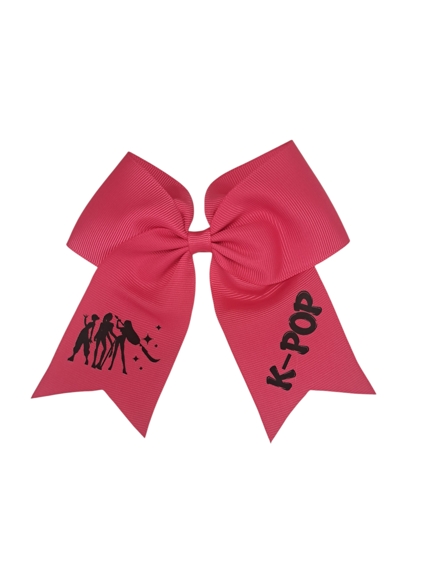 Pink KPop Bow Clip