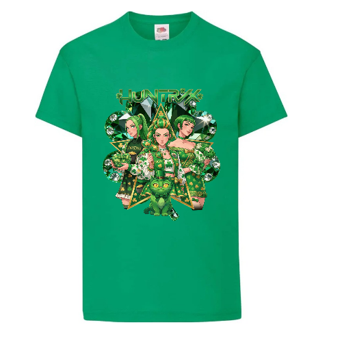 Huntrix Diamond Clover Green T-Shirt