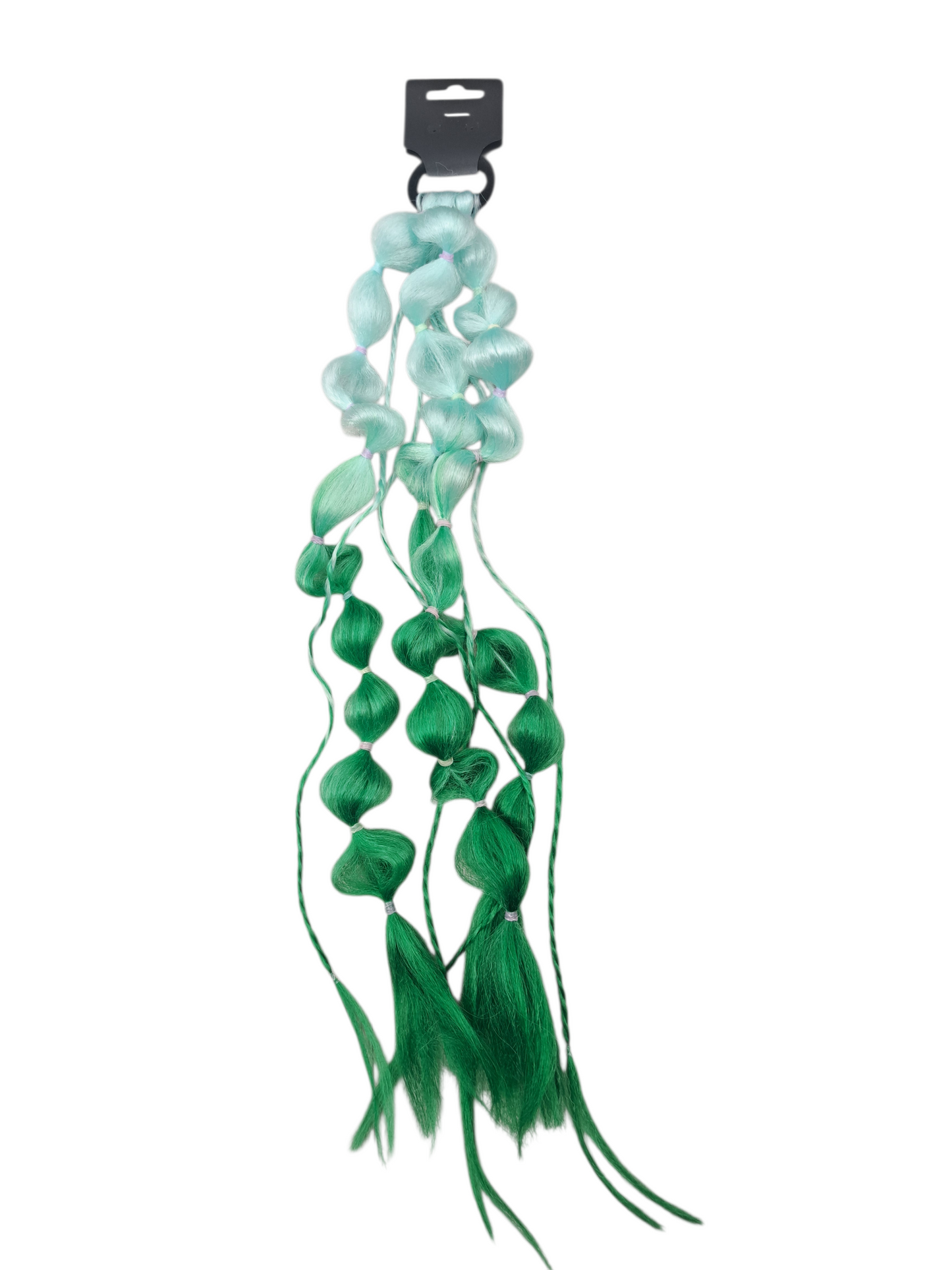 Hair Bobble Plait Green/Mint