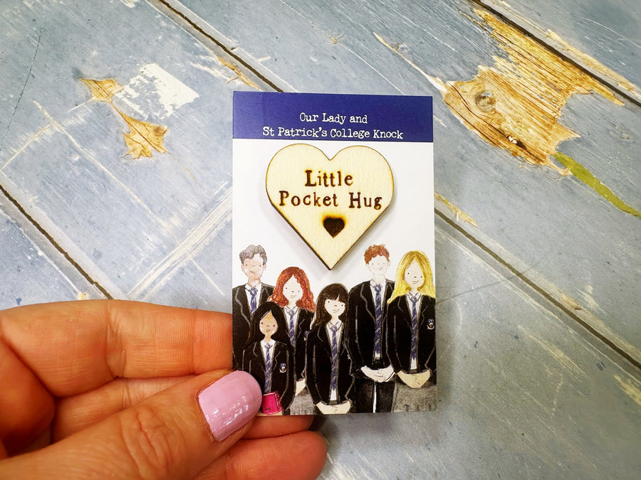 Our Lady and St Patrick's Knock Pocket Hug Keepsake