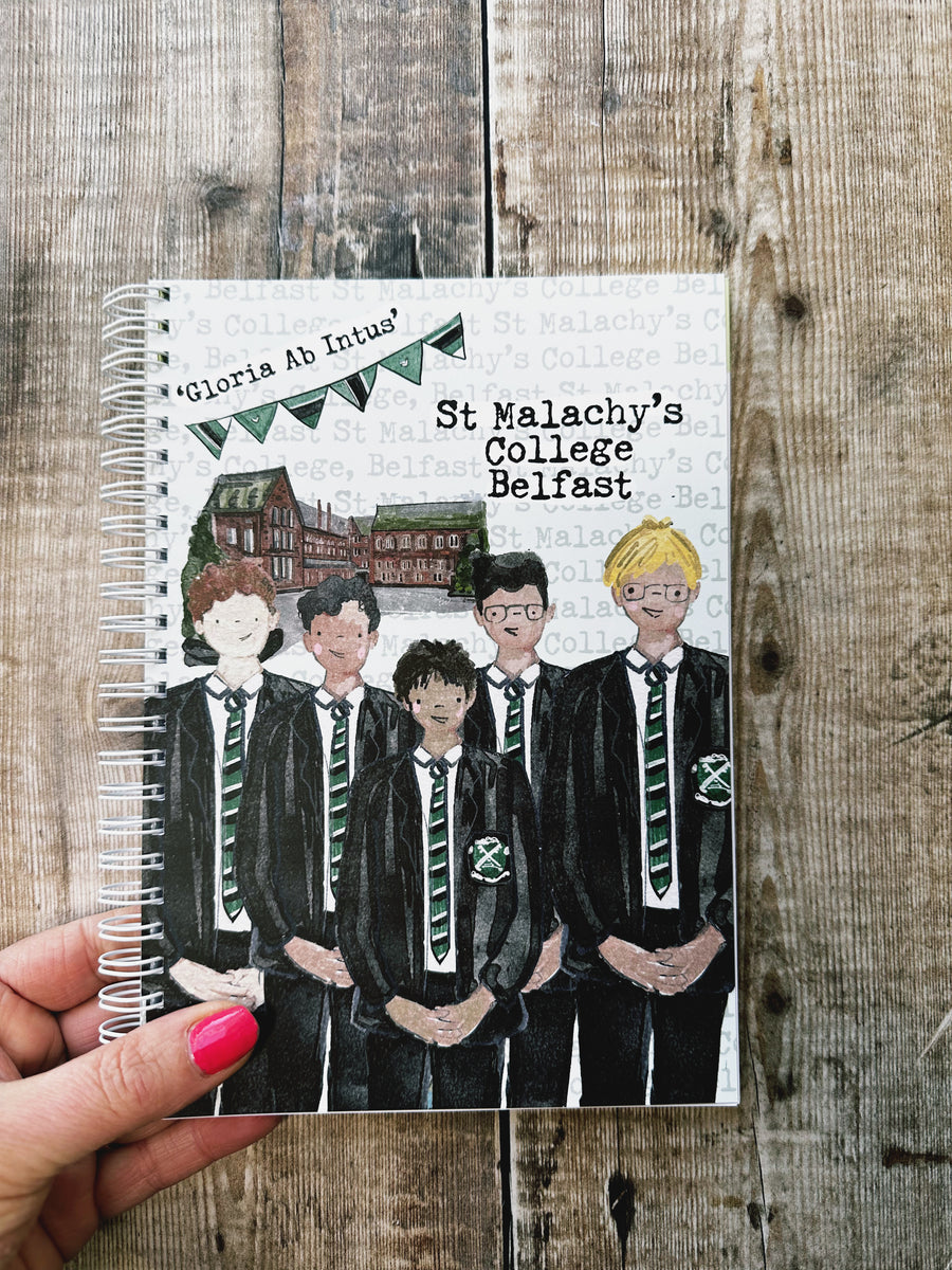 St Malachy's A5 Ring Bound Notebook