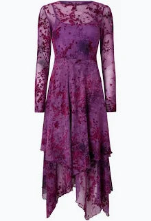 Joe Browns Petite - Fabulous Flocked Maxi Dress - wf722ap
