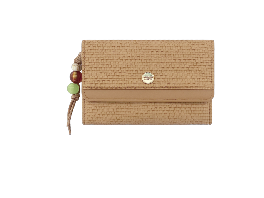 Ladies Tan L&S Purse