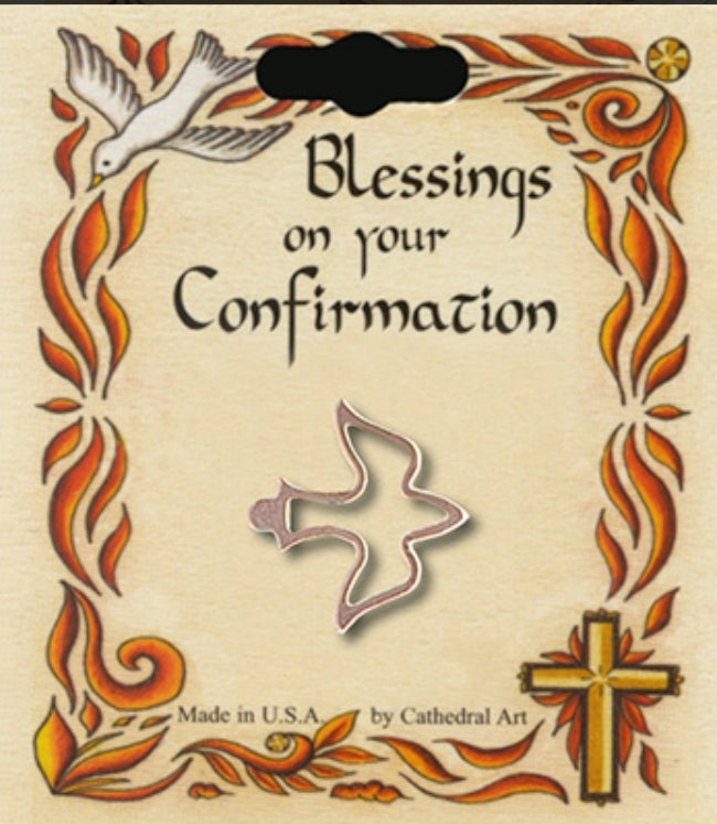Confirmation Dove Brooch