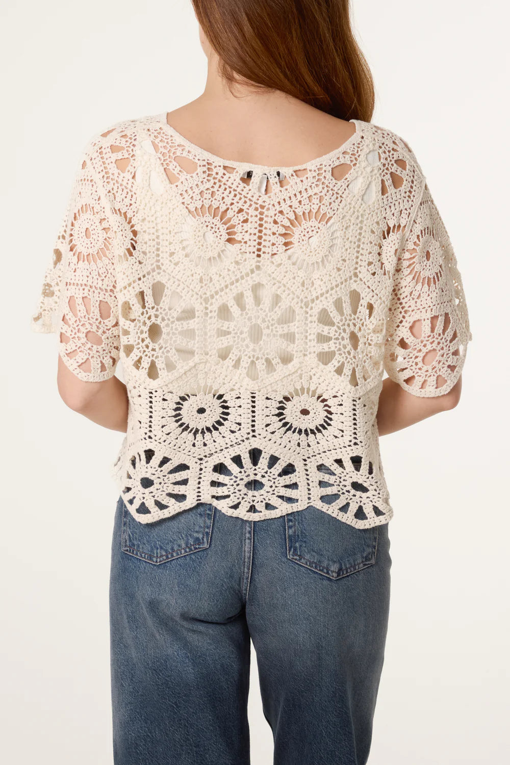 Floral Patterned Boxy Fit Top