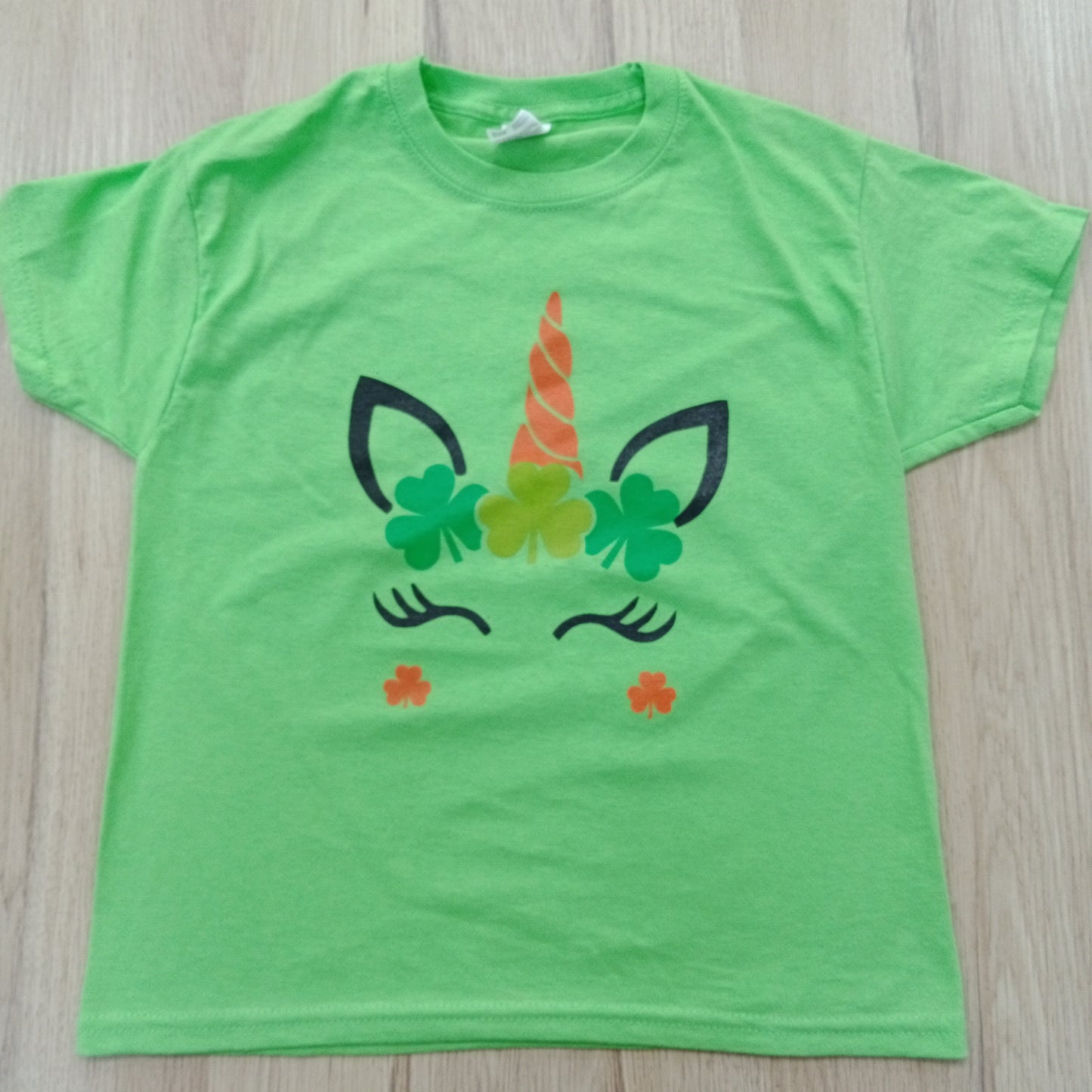 Lime Green Unicorn Tshirt
